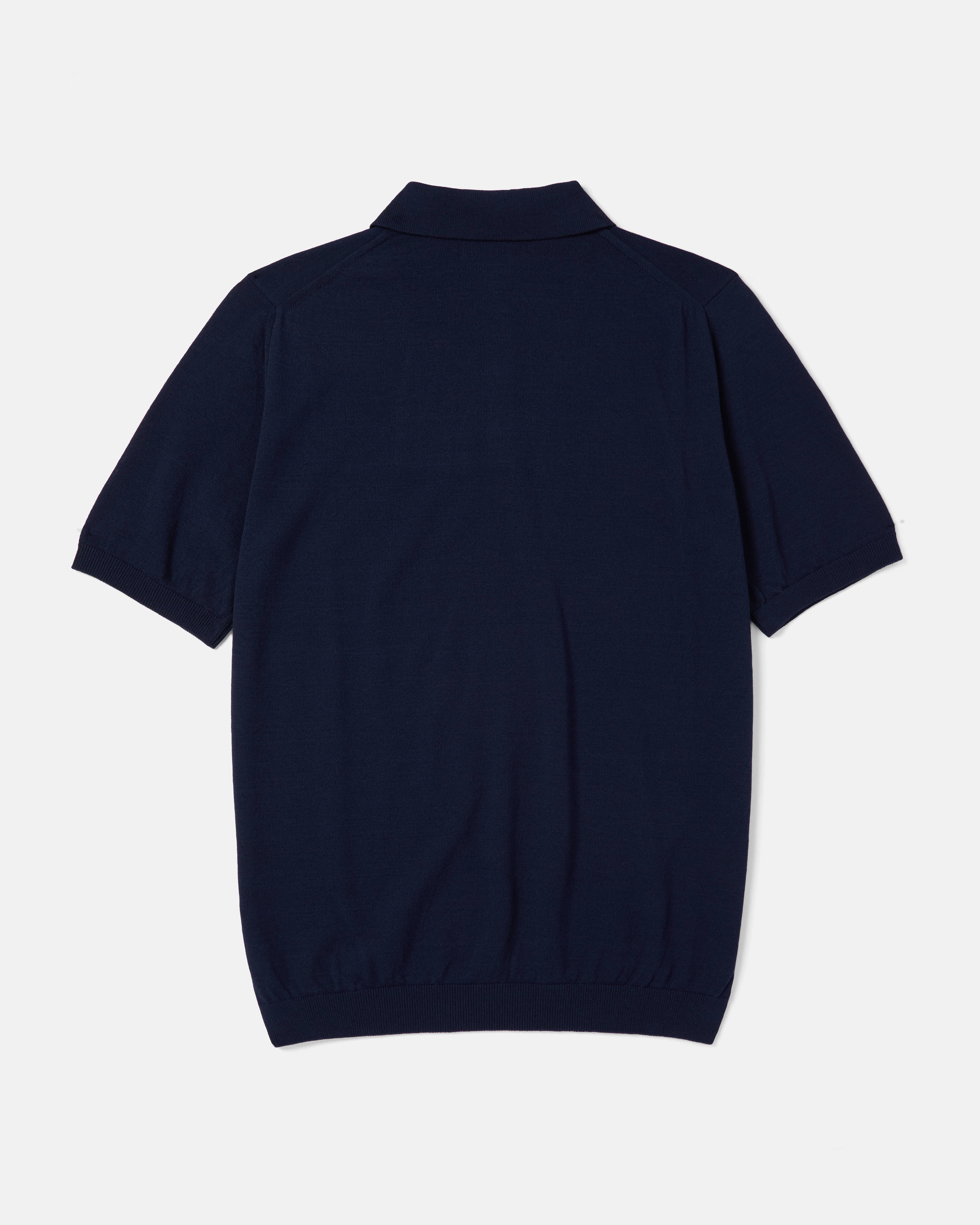 Mooncastle Ice Cotton Polo Shirt Navy | The Multibrand Store