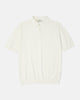 Mooncastle Ice Cotton Knit Polo Shirt Off White