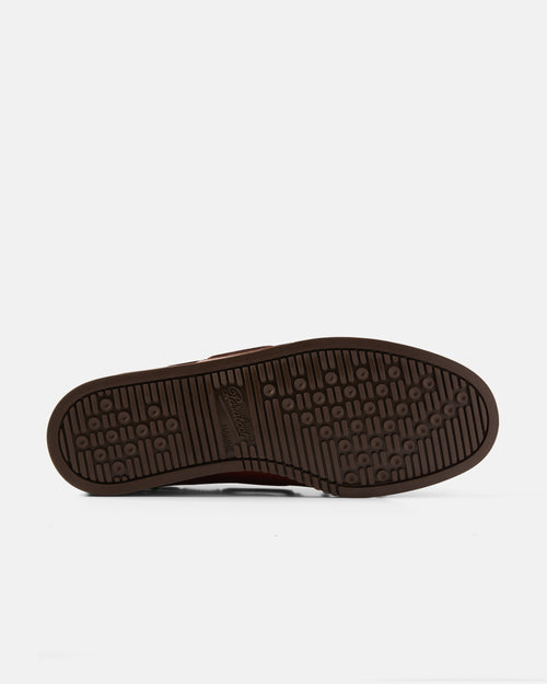 Close-up of rubber sole on Paraboot Barth boat shoe