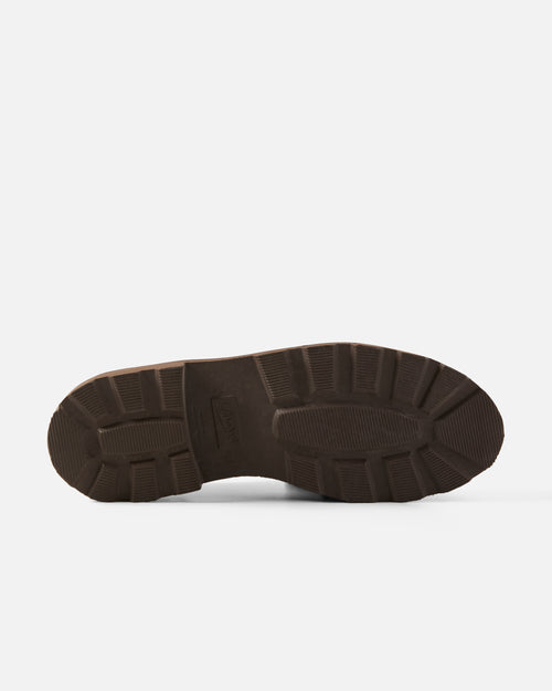 Close-up of rubber sole on Paraboot Michael derby shoe
